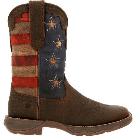 DRD0409 Lady Rebel by Durango Women s Vintage Flag Western Boot