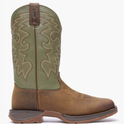 Rebel™ by Durango® Coffee & Cactus Pull-On Western Boot, , large