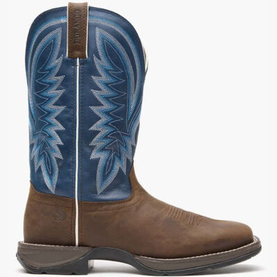 Rebel™ by Durango® Saddle Brown Denim Blue Western Boot, , large