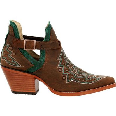 Crush™ by Durango® Women's Brown Studded Western Fashion Bootie, , large