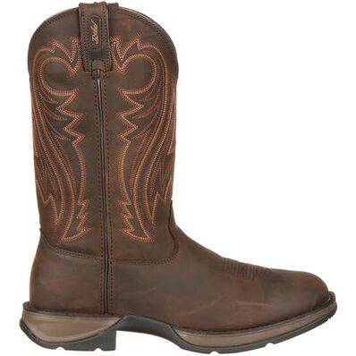 Rebel™ by Durango® Chocolate Pull-On Western Boot, , large