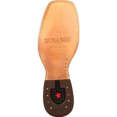 Durango® Premium Exotic Full-Quill Antiqued Saddle Western Boot, , large