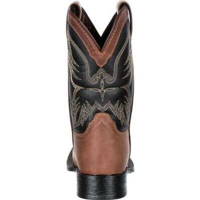 Durango® Lil' Mustang™ Little Kids' Fancy Stitch Western Boot, , large