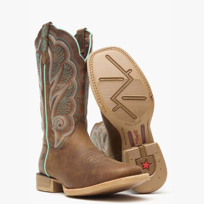 Durango® Lady Rebel Pro™ Women’s Juniper Brown Western Boot, , large