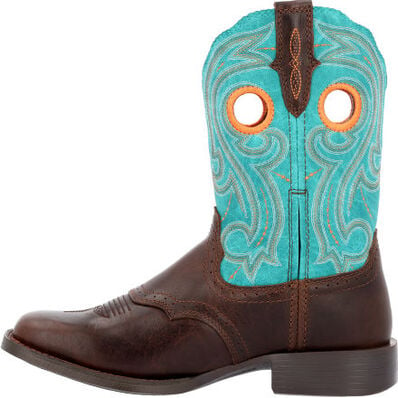 Durango® Westward™ Women's Hickory Turquoise Western Boot, , large
