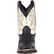 LIL' DURANGO® Big Kid Black and Cream Saddle Western Boot, , large
