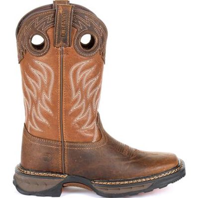 Lil' Durango® Maverick XP™ Big Kids Brown Western Work Boot, , large