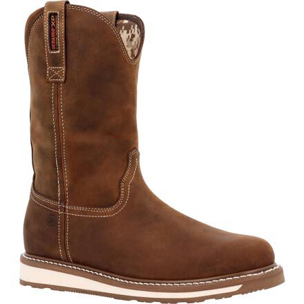 Wedge style boots outlet