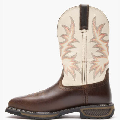 Durango® WorkHorse™ Chocolate Bone Steel Toe Western Work Boot, , large