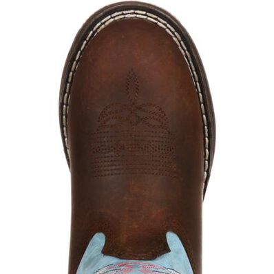 LIL' DURANGO® Big Kid Raindrop Western Boot, , large