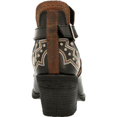 Crush™ by Durango® Women's Black Studded Western Fashion Bootie, , large