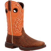 Rebel™ by Durango® Cedar Bark and Monarch Orange Western Boot