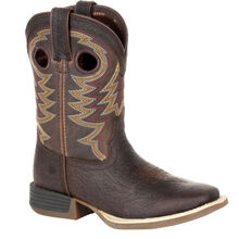 Durango® Lil' Rebel Pro™ Big Kid's Brown Western Boot
