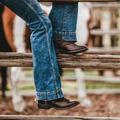 Durango® Westward™ Women's Hickory Turquoise Western Boot, , large