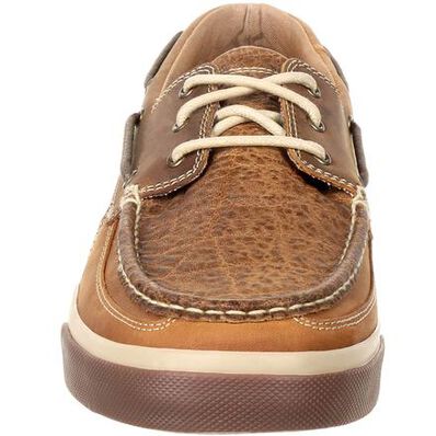 Durango® Music City™ Men's Western Embossed Boat Moc, , large