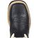 LIL' DURANGO® Big Kid Black and Cream Saddle Western Boot, , large