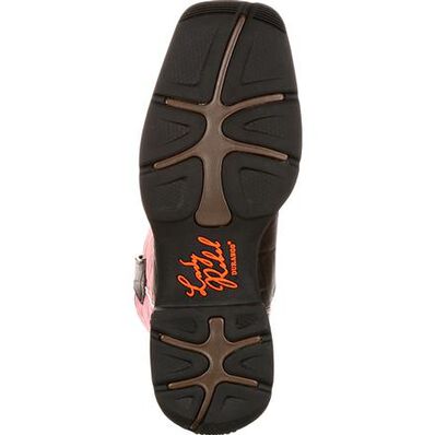 Lady Rebel™ by Durango® Women's Gator Embossed Western Boot, , large