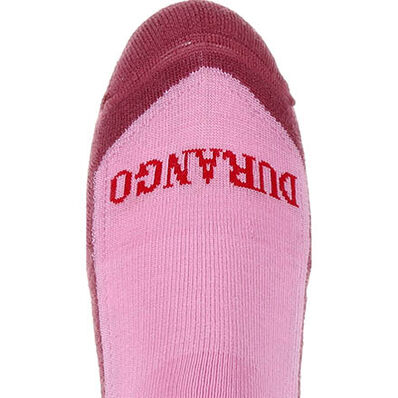 Durango® Boot Unisex Lightweight Merino Wool Socks, PINK, large