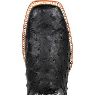 Durango® Premium Exotic Full-Quill Ostrich Black Western Boot, , large
