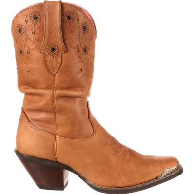 Crush™ by Durango® Women's Sarah Darling Sunflower Slouch Western Boot, , large