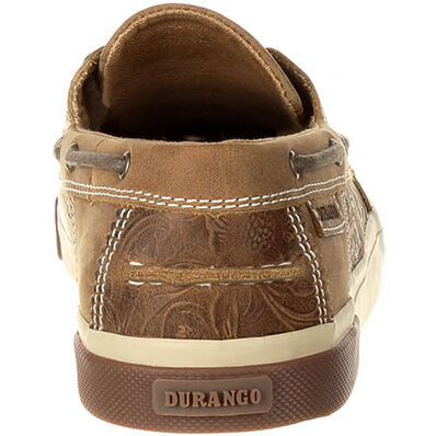 Durango® Music City™ Women's Western Emboss Boat Moc, , large