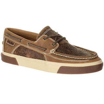 Durango® Music City™ Women's Western Emboss Boat Moc, , large