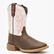 Durango® Lil' Rebel Pro™ Big Kid's Trail Brown and White Western Boot, , large