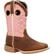 Durango® Lil' Rebel Pro™ Little Kids’ Dark Chestnut Bubble Gum Western Boot, , large