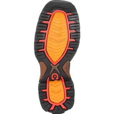 Lil' Durango® Maverick XP™ Big Kids Brown Western Work Boot, , large