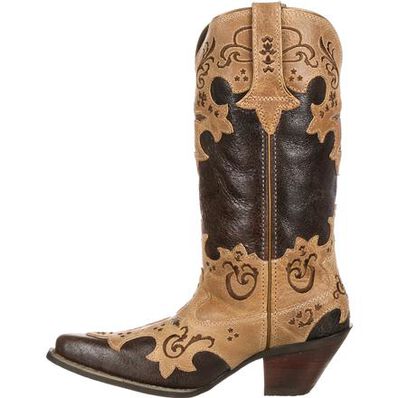Crush™ by Durango® Women's Cross Overlay Western Boot, , large