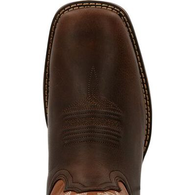 Rebel™ by Durango® Rugged Brown Western Boot, , large