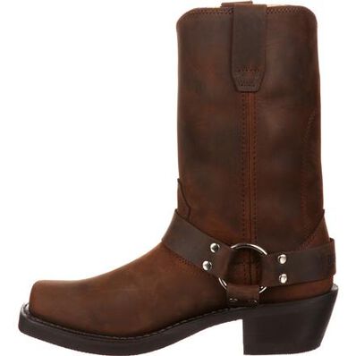 Durango: Women's Brown Leather Harness Boot, style RD594