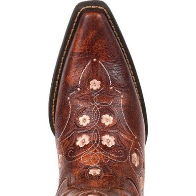 Crush™ by Durango® Women's Cognac Floral Western Boot, , large