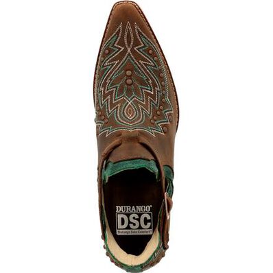 Crush™ by Durango® Women's Brown Studded Western Fashion Bootie, , large