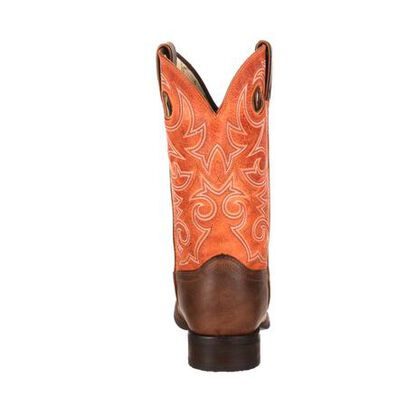 Durango® Nicotine and Burnt Orange Saddle Western Boot, , large