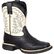 LIL' DURANGO® Little Kids' Black and Cream Saddle Western Boot, , large
