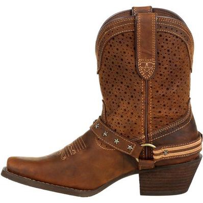 Crush™ by Durango® Women's Brown Ventilated Shortie Boot, , large
