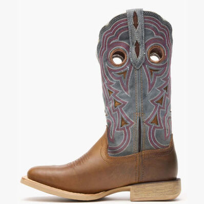 Durango® Lady Rebel Pro™ Women's Golden Brown & Periwinkle Western Boot, , large