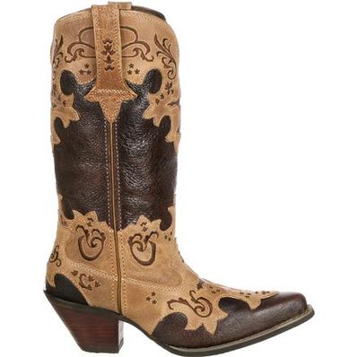 Crush™ by Durango® Women's Cross Overlay Western Boot, , large
