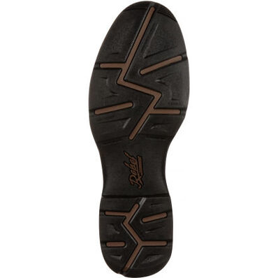 Rebel™ by Durango® Chocolate Pull-On Western Boot, , large