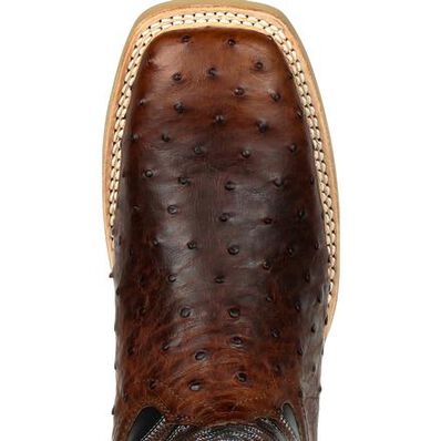 Durango® Rebel Pro™ Oiled Saddle Ostrich Western Boot, , large