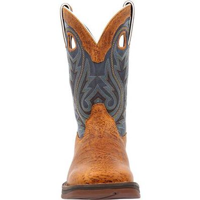 Rebel™ by Durango® Rustic Tan Navy Western Boot, , large