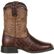 Lil' Durango® Mustang™ Big Kids' Faux Gator Western Boot, , large