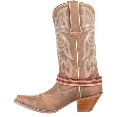 Crush™ by Durango® Women's Flag Accessory Western Boot, , large