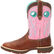 Lady Rebel™ by Durango® Women's Chestnut & Pink Rose Western Boot, , large