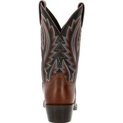 Durango® Westward™ Dark Chestnut & Black Onyx Western Boot, , large