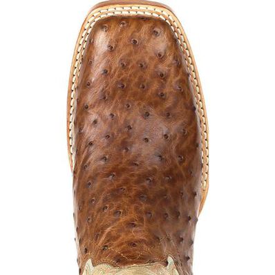 Durango® Premium Exotics™ Women's Full-Quill Ostrich Sunset Wheat Western Boot, , large