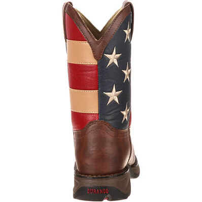LIL' DURANGO® Kid's Patriotic Western Flag Boot, , large