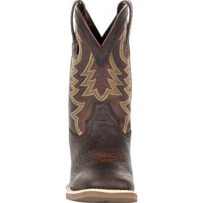 Durango® Lil' Rebel Pro™ Big Kid's Brown Western Boot, , large