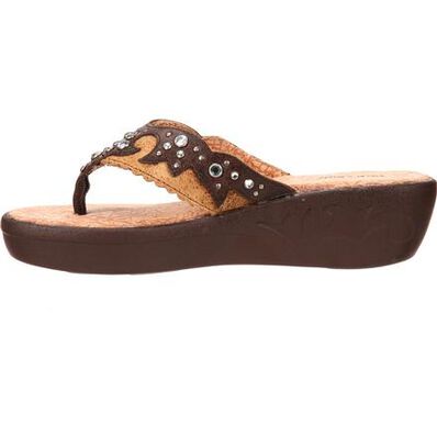 Durango® Cheyenne Western Sandal, , large